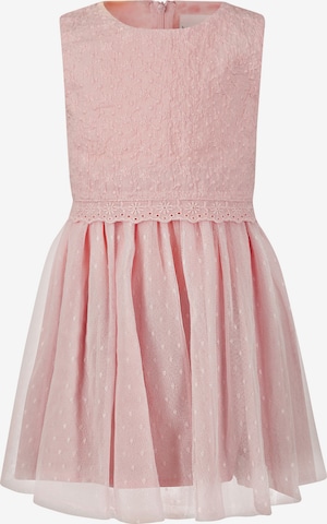 happy girls Dress in Pink: front