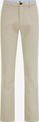 WE Fashion Regular Chino in Groen: voorkant