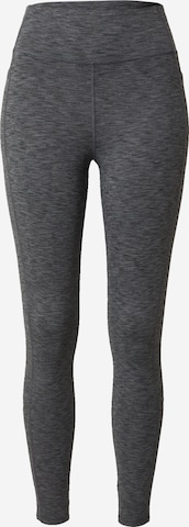 Skinny Pantaloni sportivi di Skechers Performance in grigio: frontale