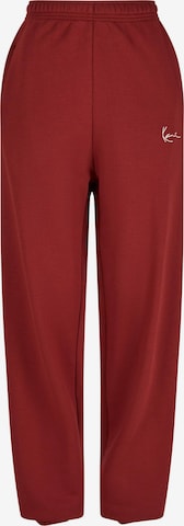 Karl Kani Tapered Hose in Rot: Vorderseite