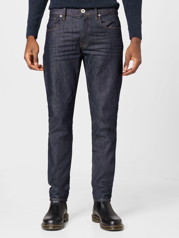 Coupe slim Jean G-Star RAW en bleu : devant