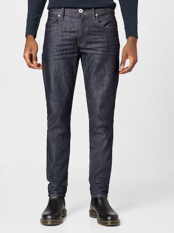 Coupe slim Jean G-Star RAW en bleu : devant