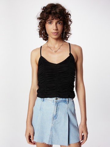 BDG Urban Outfitters Blouse in Zwart: voorkant