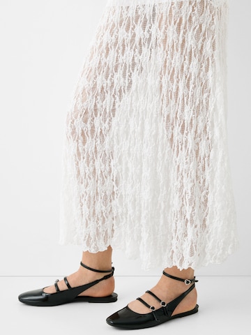 Robe Bershka en blanc