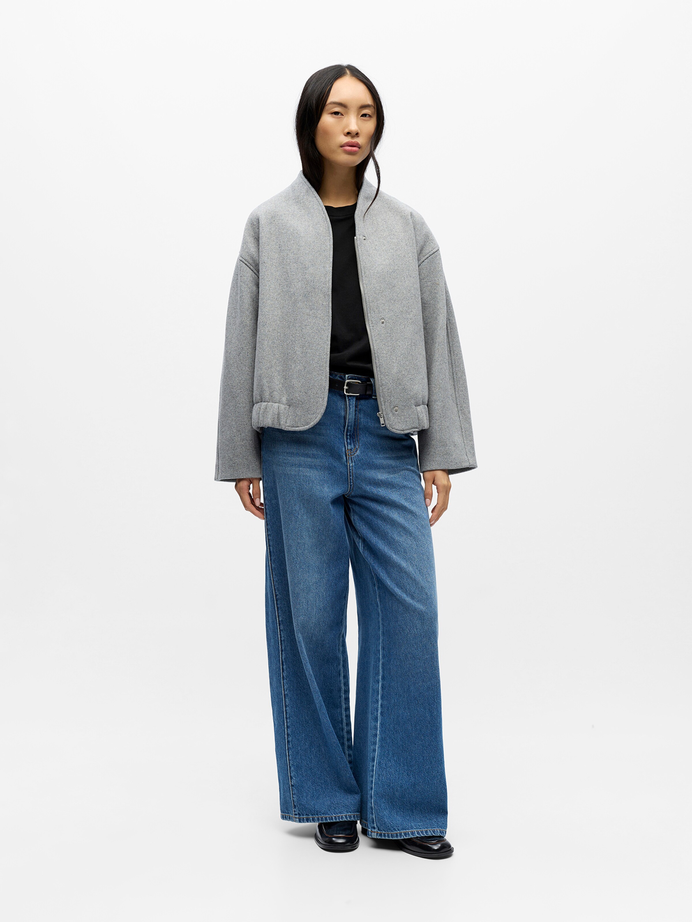 OBJECT Prehodna jakna 'OBJPisa' | siva barva