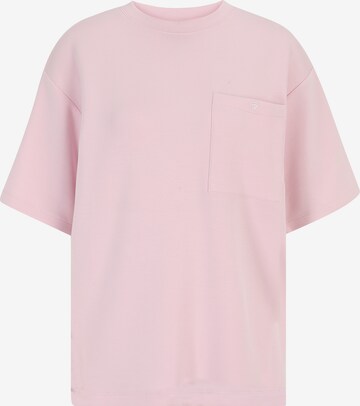 OCEANSAPART - Camiseta 'Cruz' en rosa: frente