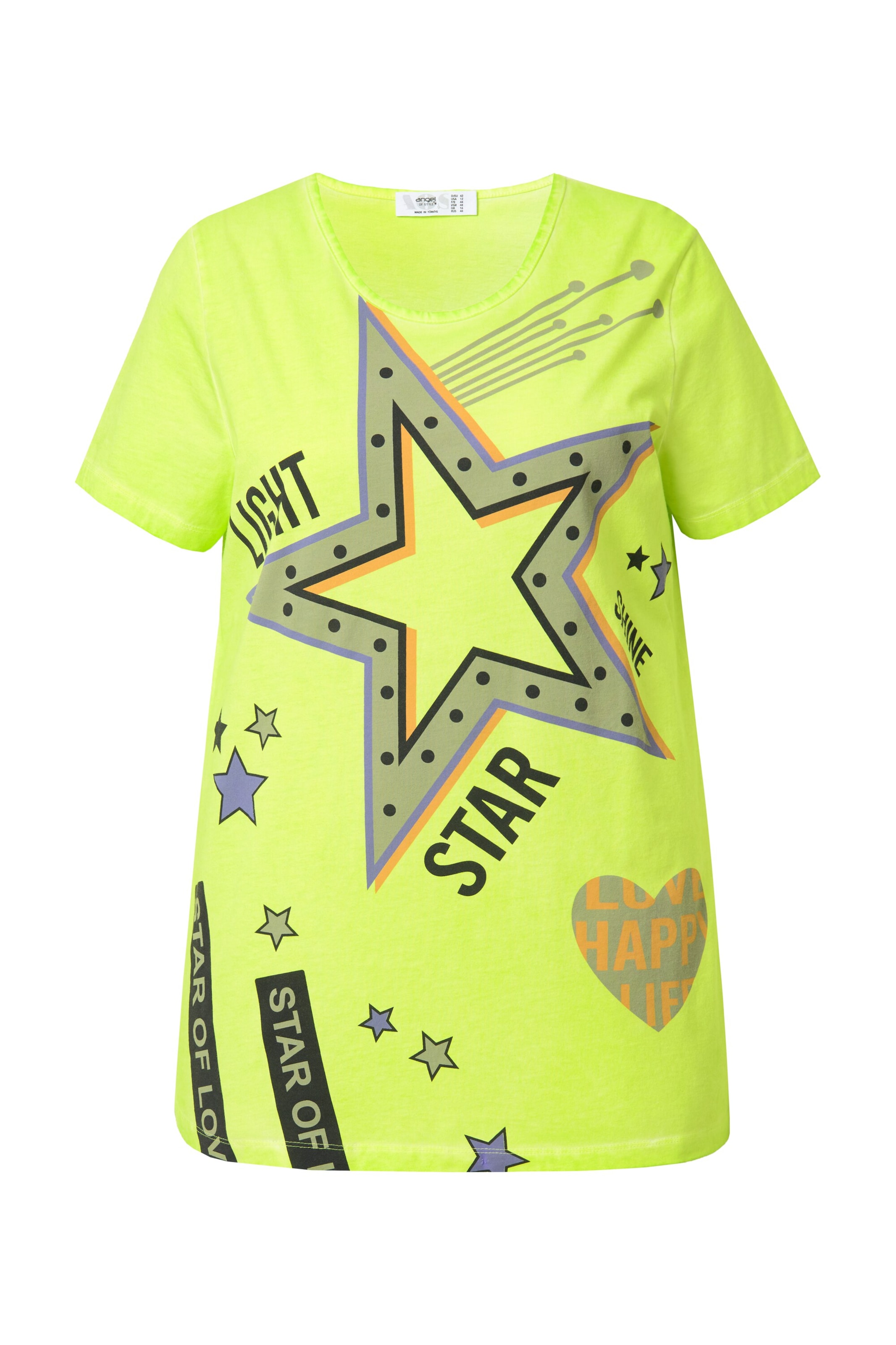 Angel of Style Shirt in Geel: voorkant