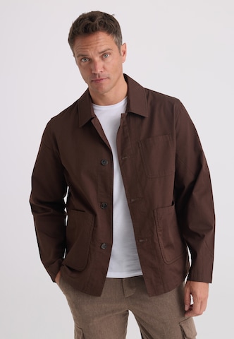 Felix Hardy Between-season jacket in Brown: front