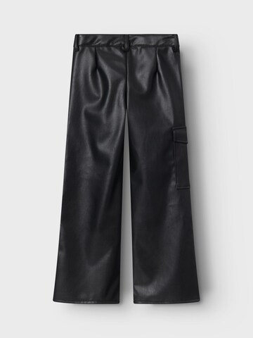 NAME IT Wide Leg Hose 'SALLI' in Schwarz