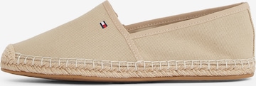 TOMMY HILFIGER - Alpargatas en beige: frente