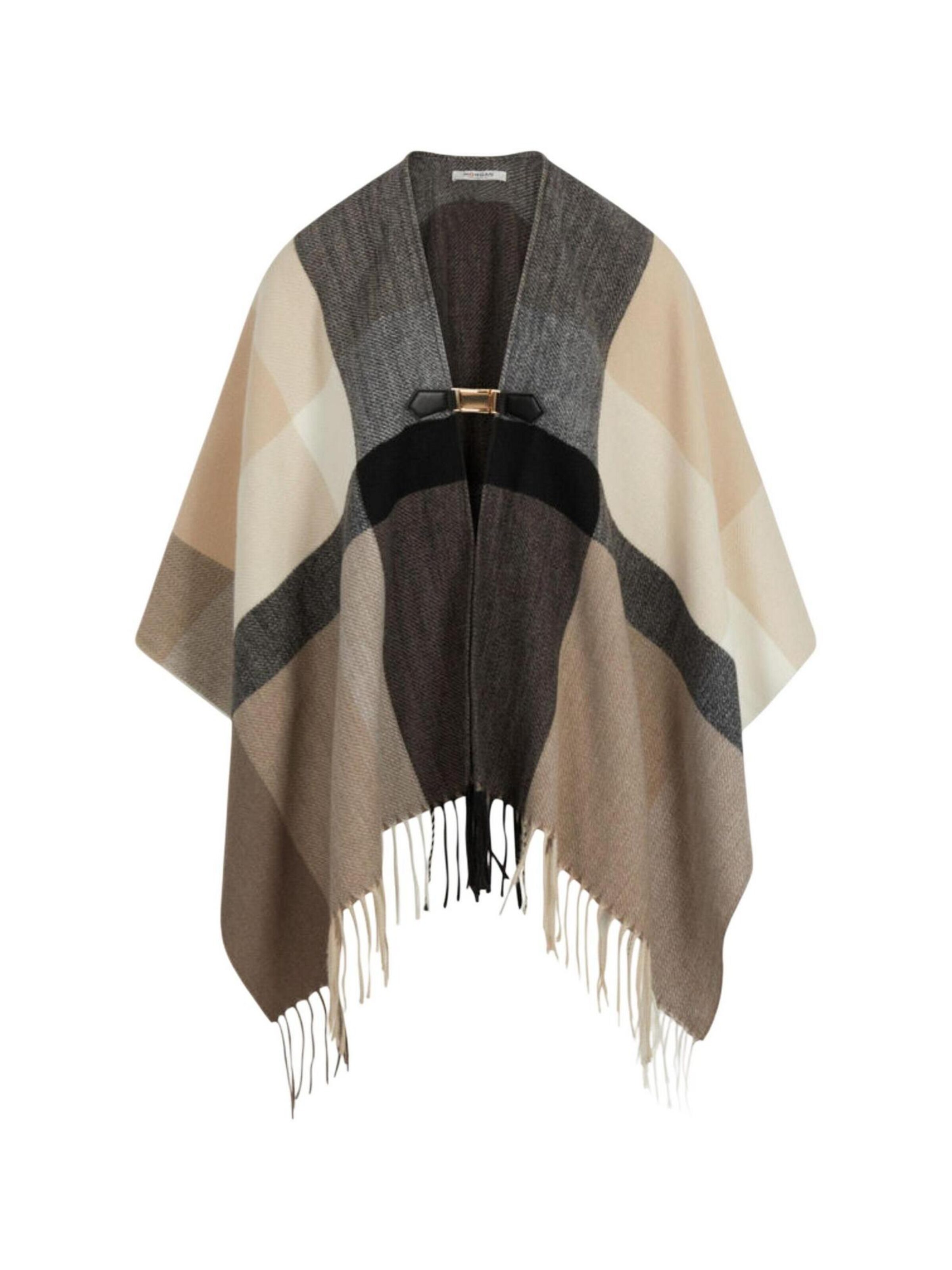 Mantellina di Morgan De Toi in beige: frontale