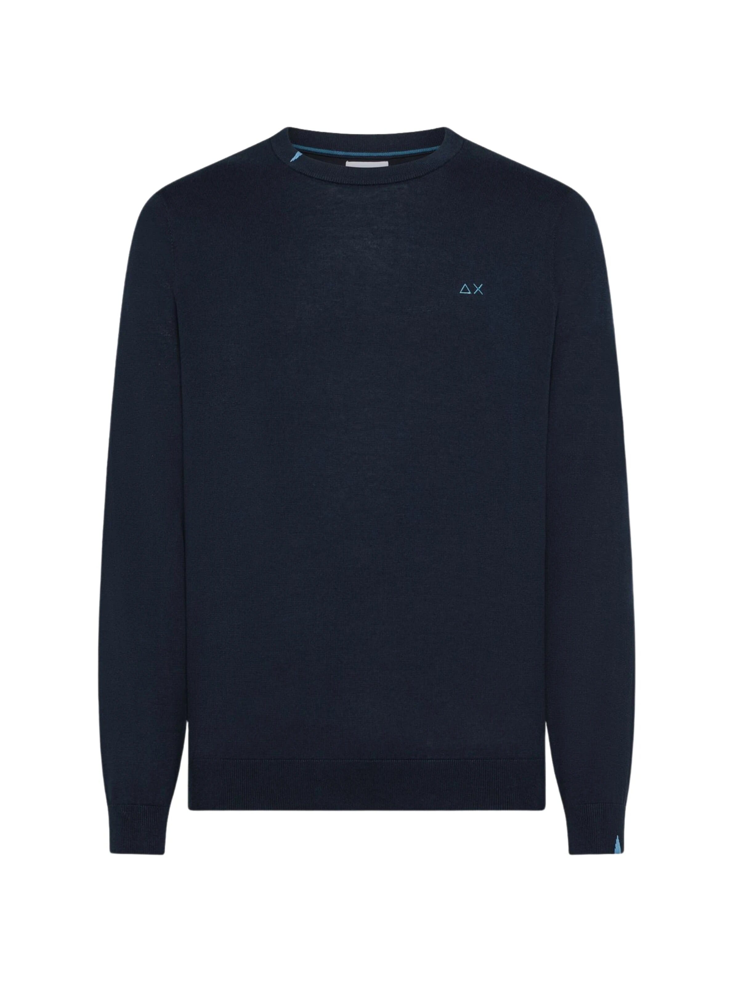 SUN68 Pullover 'K36101' i blå: forside