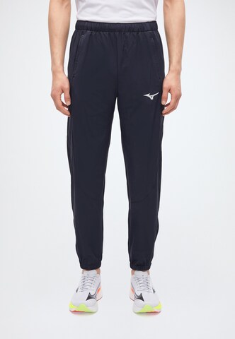 MIZUNO Regular Sportbroek 'Mizuno' in Zwart: voorkant
