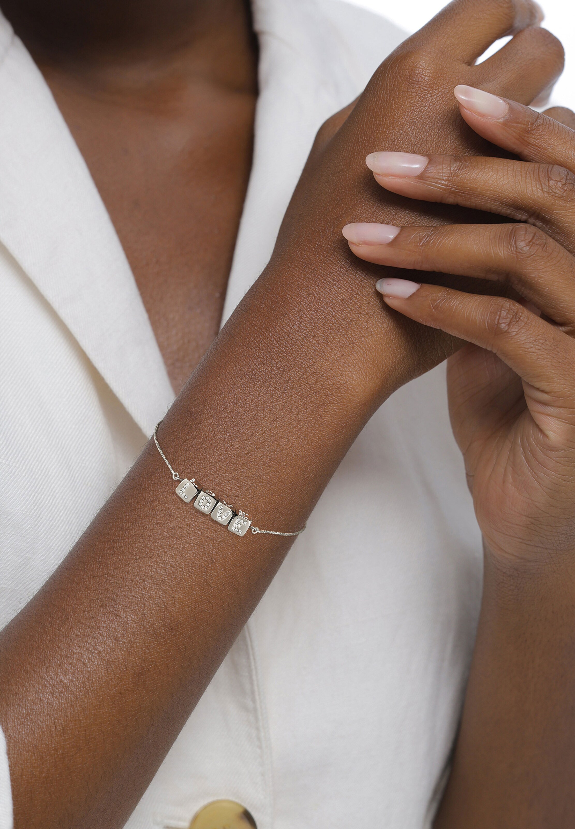 Bracelet ELLI en argent : devant
