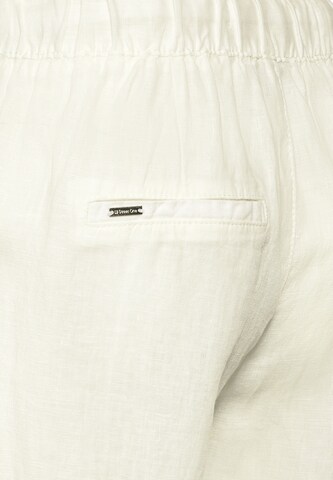 STREET ONE Tapered Pants in White