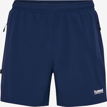 Hummel regular Sportsbukser 'Pulse' i blå: forside