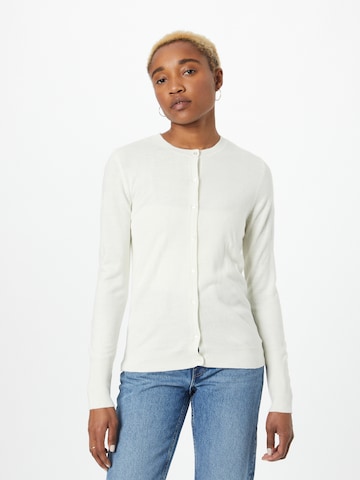 OVS Knit Cardigan in White: front