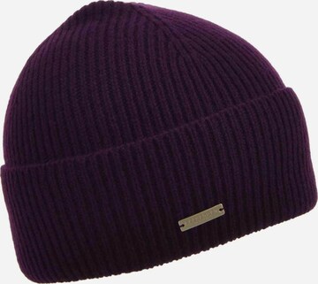 Seeberger Beanie 'Mütze' in Purple: front