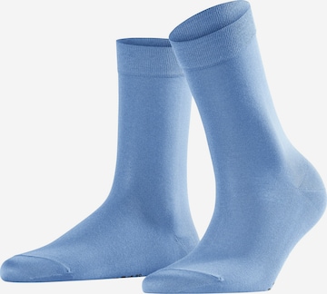 FALKE Socks 'Cotton Touch' in Blue: front