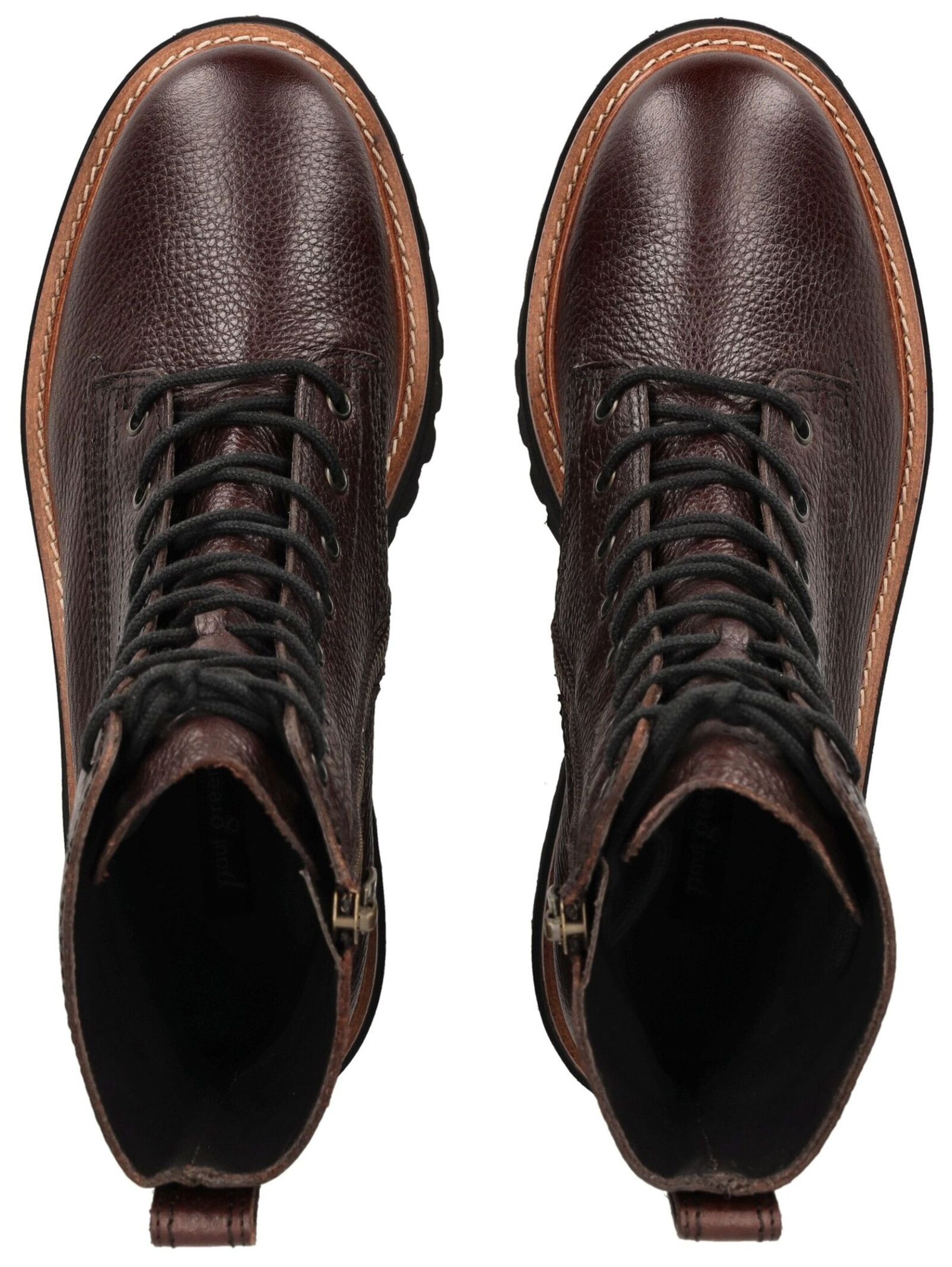 Paul Green Schnürstiefelette in Braun