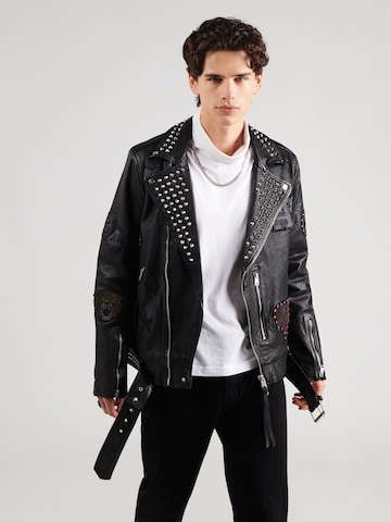 AllSaints Jacke in Schwarz: Vorderseite