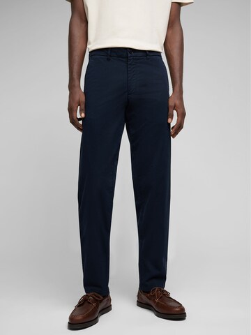 HECHTER PARIS Regular Chino Pants in Blue: front
