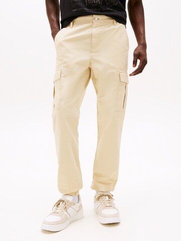 Tommy Jeans Tapered Cargo nadrágok 'AUSTIN' - bézs: elől