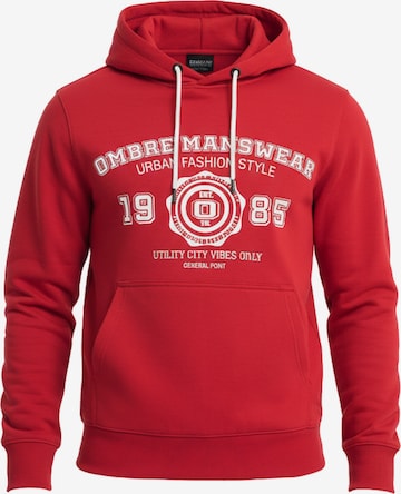 Ombre Sweatshirt in Red: front