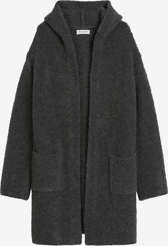 Manteau en tricot Marc O'Polo en gris : devant