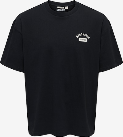 Only & Sons Paita värissä musta / valkoinen, Tuotenäkymä