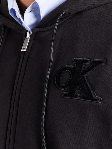 Calvin Klein Jeans Sweatvest in Zwart