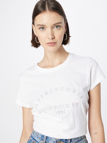 T-shirt Abercrombie & Fitch en blanc