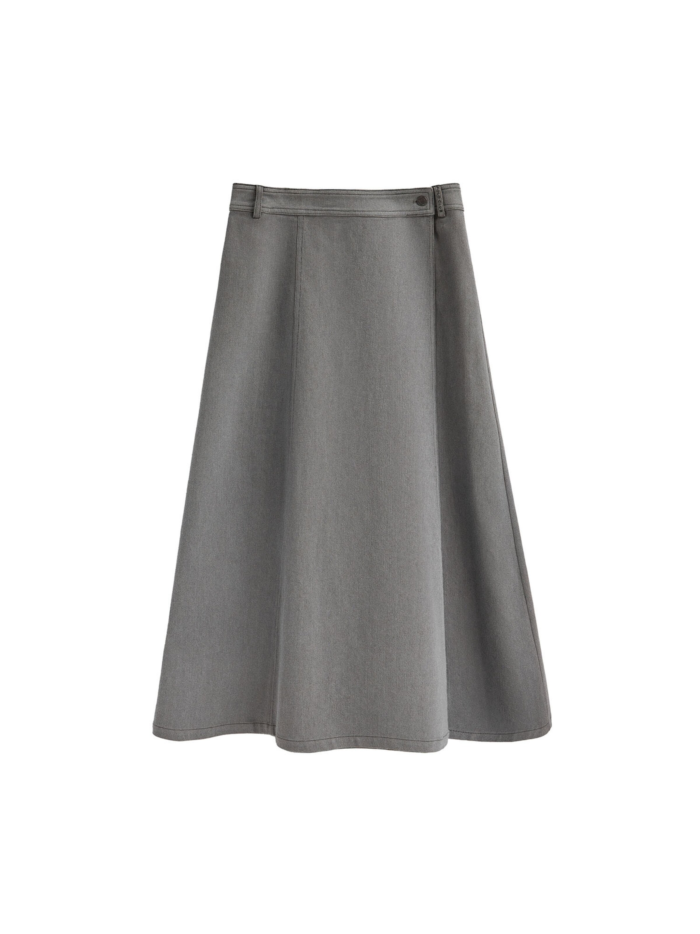 Polo Club Skirt in Grey: front
