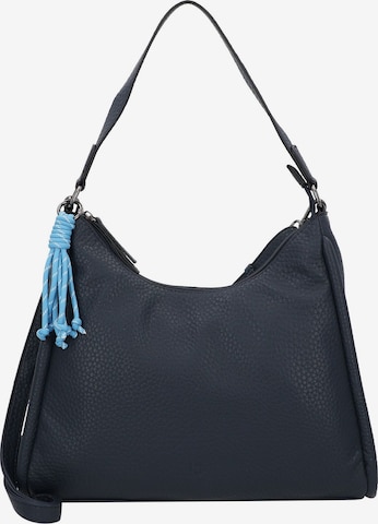 TOM TAILOR DENIM Schultertasche 'Finna' in Blau: Vorderseite