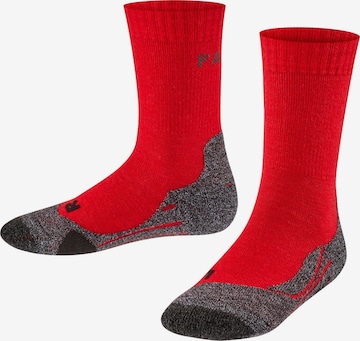 FALKE Athletic Socks 'TK2' in Red: front