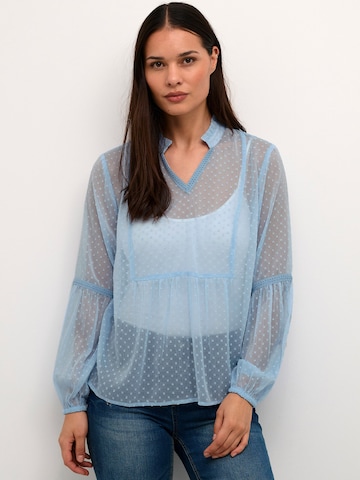 Cream Bluse 'Prikka' in Blau: predná strana