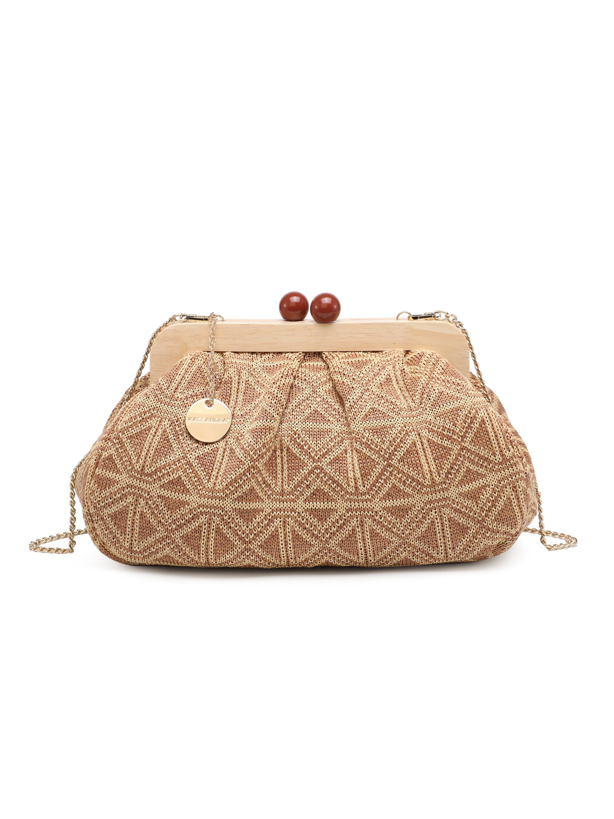 Borsa a tracolla 'Borsa a tracolla da donna - Modello Avelia Chic - Poliestere' di Kassandra in marrone