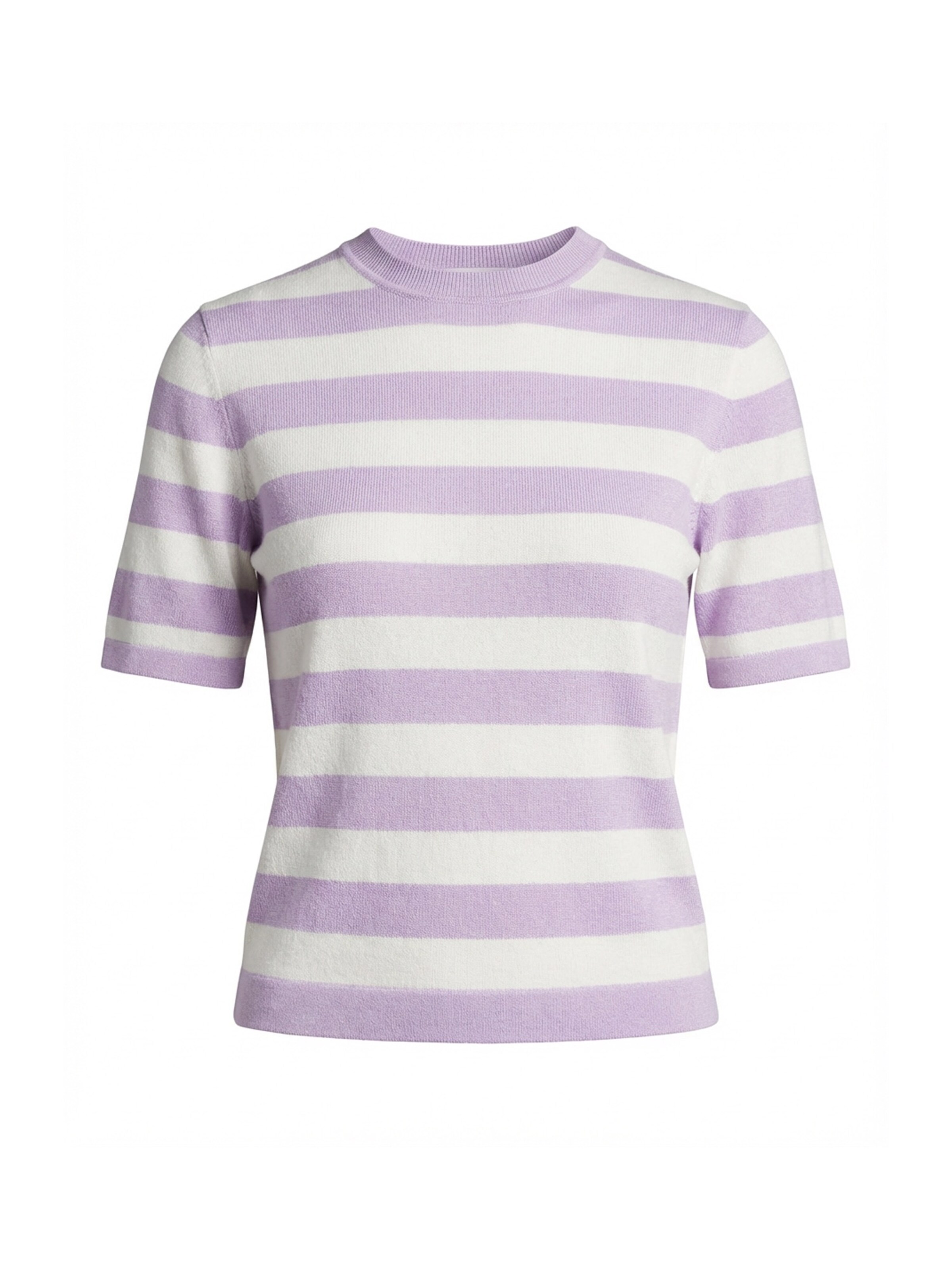 Guido Maria Kretschmer Curvy Sweater 'Maria' in Lavender / White, Item view