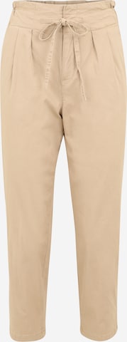 Pantalon à pince 'EVANY' Vero Moda Petite en beige : devant