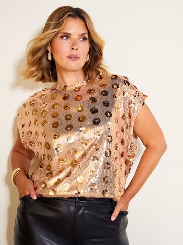 Friends Like These Bluse in Gold: Vorderseite