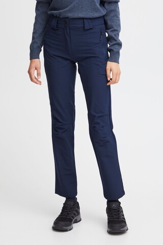 North Bend Regular Cargo Pants 'Gerda' in Blue: front