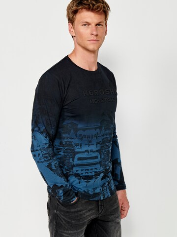 KOROSHI T-shirt i blå