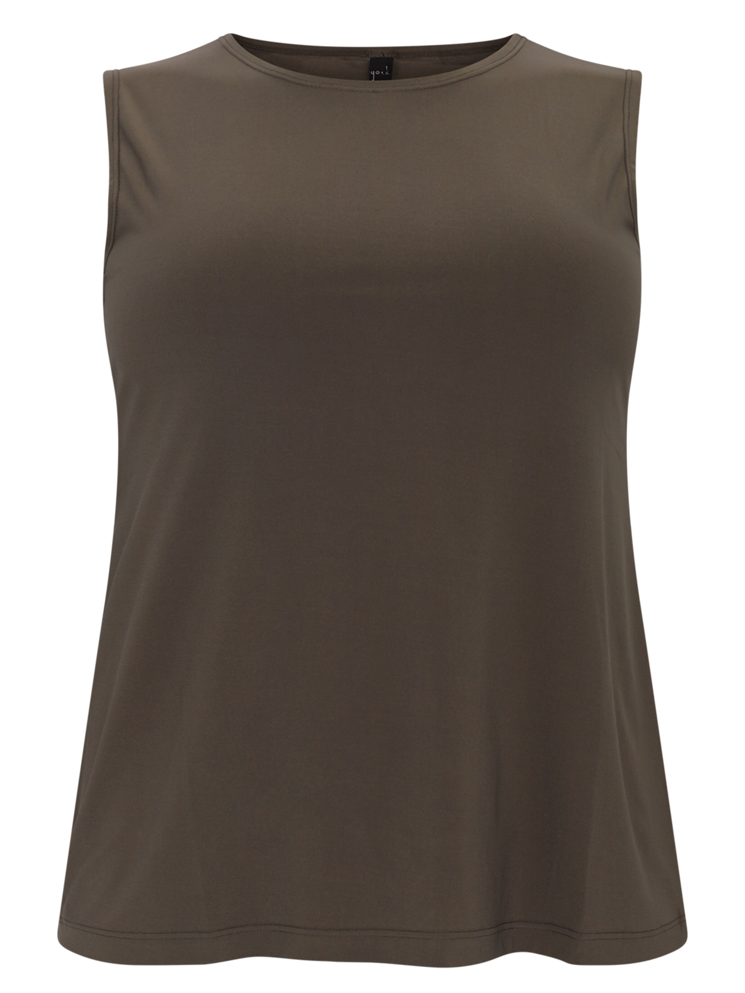 YOEK Top in Groen: voorkant