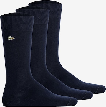 LACOSTE - Calcetines en azul: frente