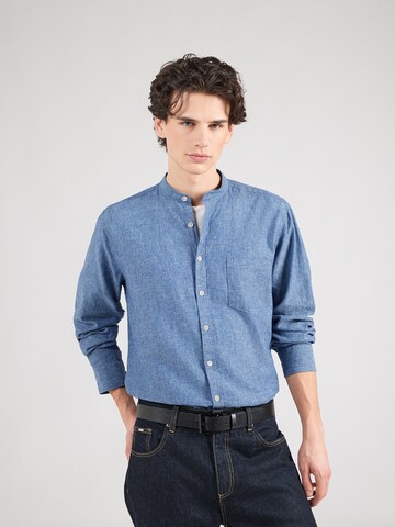 Jack's Regular Fit Hemd in Blau: Vorderseite