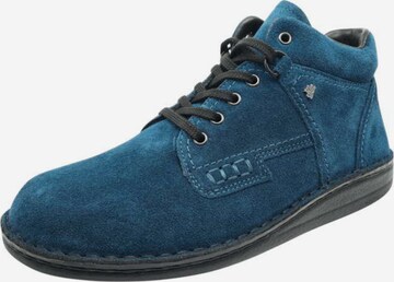 Finn Comfort Lace-Up Shoes in Blue: front