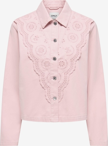Veste mi-saison 'ONLElsa' ONLY en violet : devant