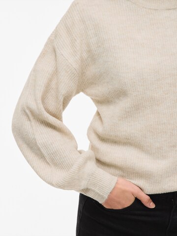 VILA Pulover | bela barva