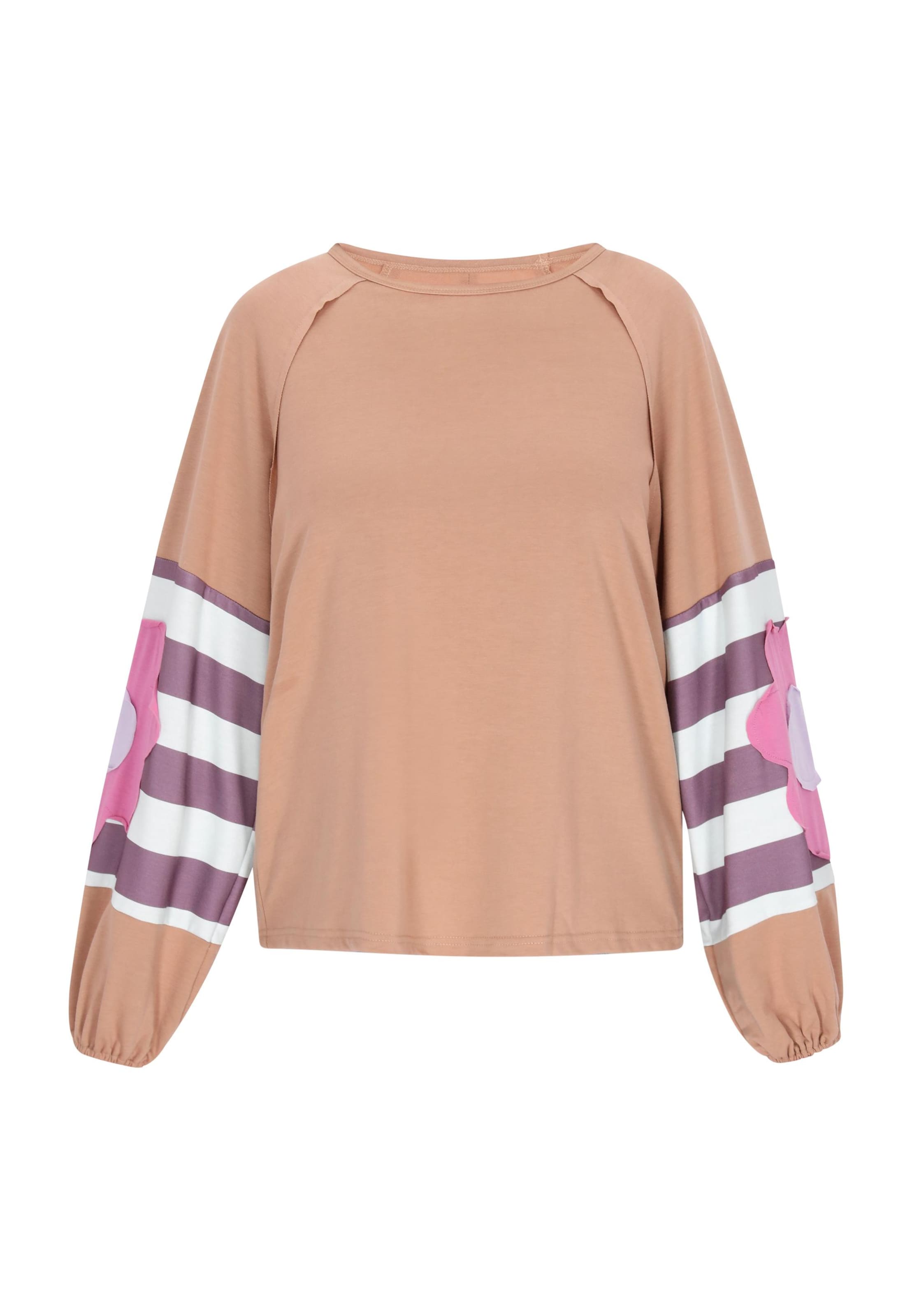 Sweat-shirt MIMO en marron : devant