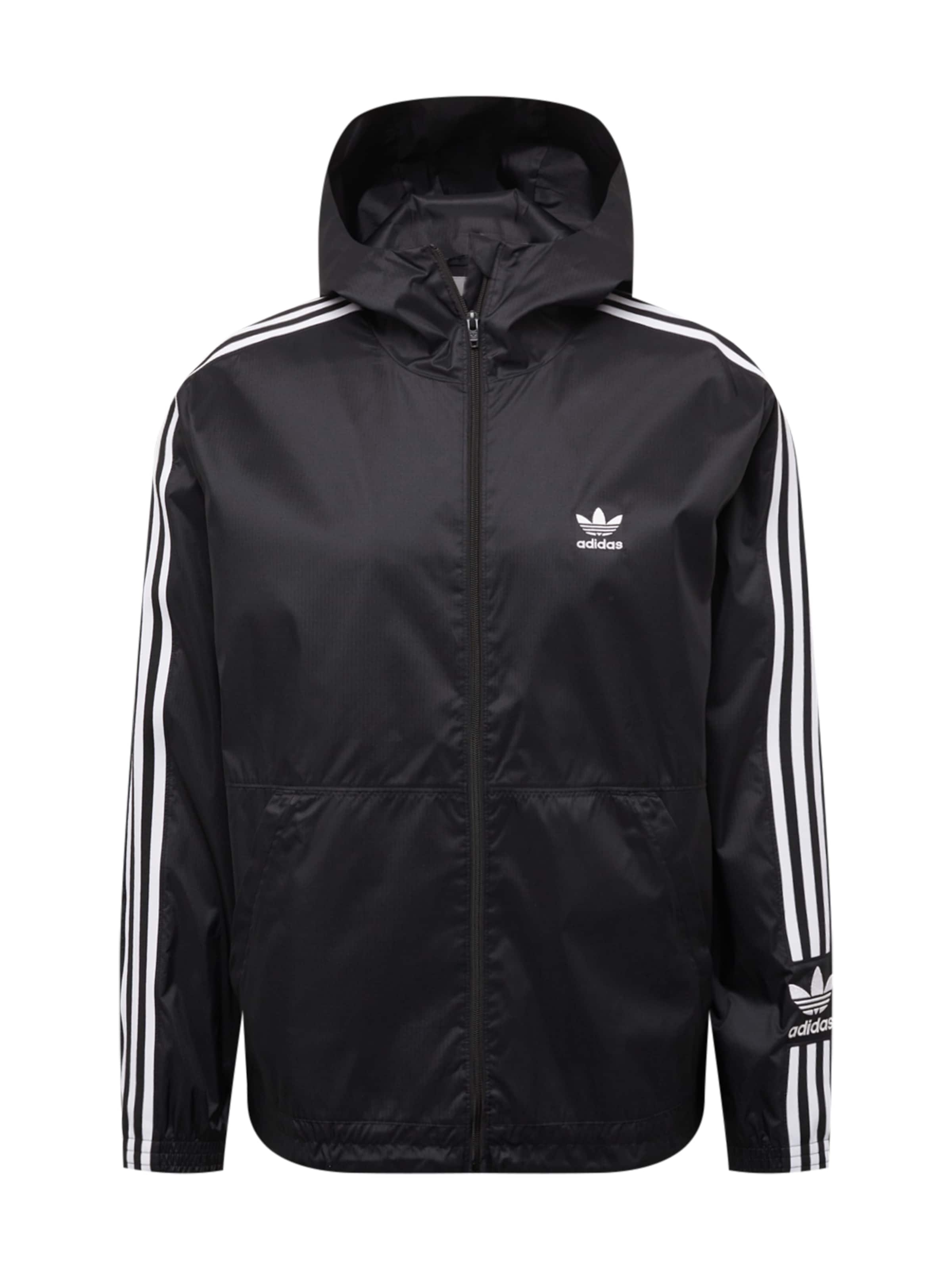 ADIDAS ORIGINALS Φθινοπωρινό και ανοιξιάτικο μπουφάν σε μαύρο: μπροστά